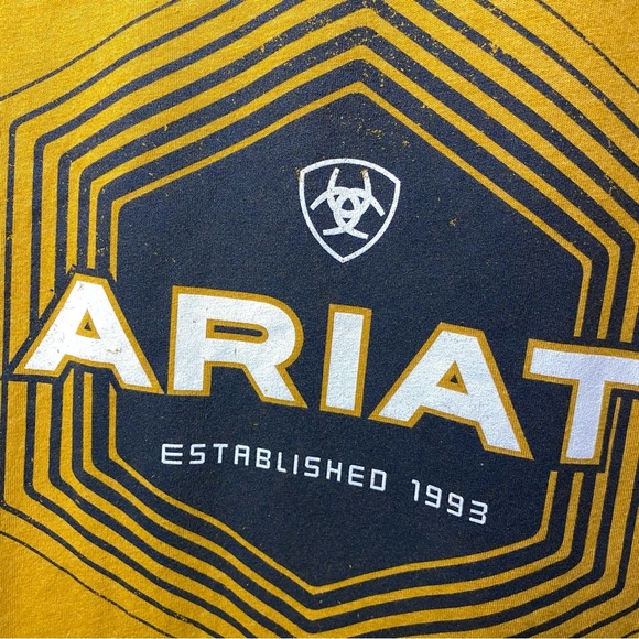 Ariat tshirt large yellow gold - Picture 2 of 6